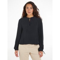 Tommy Hilfiger Crepebluse "VISCOSE CREPE SOLID VN BLOUSE" von Tommy Hilfiger