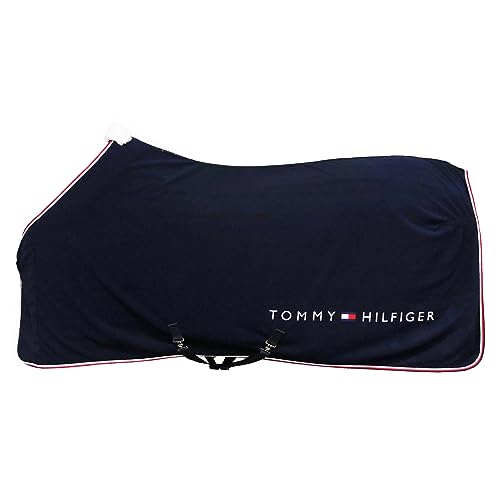 Tommy Hilfiger Equestrian Abschwitzdecke Fleece Desert Sky, Größe:145 cm, Farbe:Desert Sky von Tommy Hilfiger