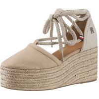 Tommy Hilfiger Espadrille "CLOSED TOE LINEN FLATFORM" von Tommy Hilfiger