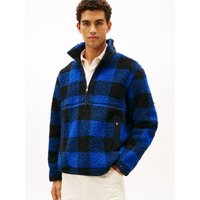 Tommy Hilfiger Fleecepullover "TEDDY FLEECE CHECK PULL OVER", Regular fit mit Rundhalsausschnitt Tommy Hilfiger Fleecepullover "TEDDY FLEECE CHECK PULL OVER", Regular fit mit Rundhalsausschnitt von Tommy Hilfiger