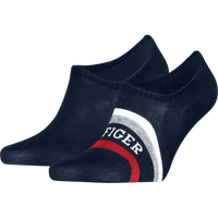 Tommy Hilfiger Füßlinge "TH MEN FOOTIE 2P HILFIGER TAB" 2er-Pack, mit Anti-Rutsch Technologie von Tommy Hilfiger
