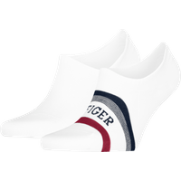 Tommy Hilfiger Füßlinge "TH MEN FOOTIE 2P HILFIGER TAB" 2er-Pack, mit Anti-Rutsch Technologie von Tommy Hilfiger