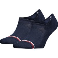 Tommy Hilfiger Füßlinge "TH UNI TJ FOOTIE 2P ICONIC", (2 Paar), Mit eingestricktem Flag-Label von Tommy Hilfiger