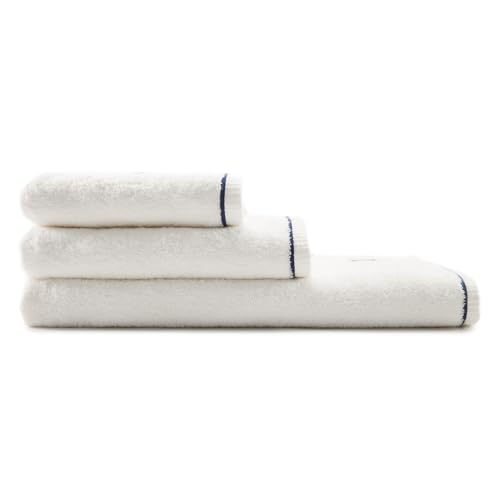 Tommy Hilfiger Handtuch Initial Farbe White Größe 50x100 von Tommy Hilfiger