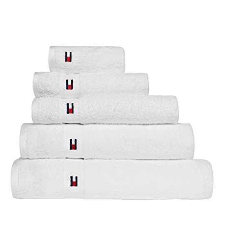 Tommy Hilfiger Handtuch Serie Legend 2-Uni, 560 g/m², 100% Baumwolle, weiß, Handtuch 50 x 100 cm Tommy Hilfiger Handtuch Serie Legend 2-Uni, 560 g/m², 100% Baumwolle, weiß, Handtuch 50 x 100 cm von Tommy Hilfiger