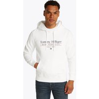Tommy Hilfiger Hoodie "HILFIGER CENTER STACK HOODY" mit großem mehrfarbigen Print von Tommy Hilfiger