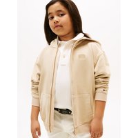 Tommy Hilfiger Kapuzensweatjacke "TONAL FLAG EMB ZIP HOODIE" für Kinder bis 16 Jahre, mit Kapuze von Tommy Hilfiger