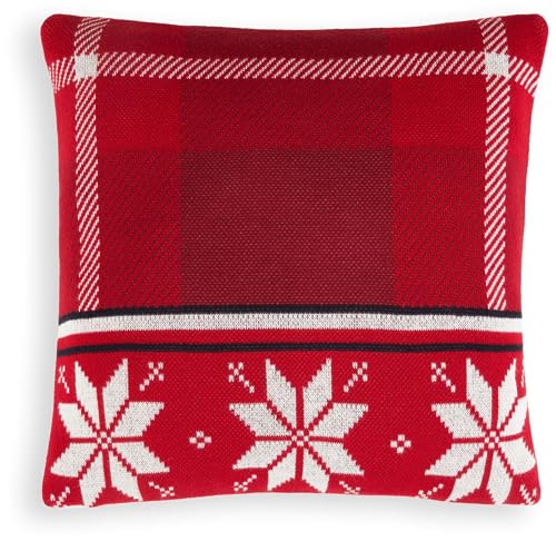 Tommy Hilfiger Kissenhülle Snowstar Farbe Red Größe 40x40 von Tommy Hilfiger