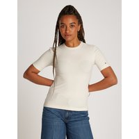 Tommy Hilfiger Kurzarmshirt "5X2 RIB C-NK SS" mit Rundhals, Kurzarm von Tommy Hilfiger