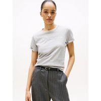 Tommy Hilfiger Kurzarmshirt "REG CORP LOGO C-NK mit Logoschriftzug und Stickerei" Baumwolle Tommy Hilfiger Kurzarmshirt "REG CORP LOGO C-NK mit Logoschriftzug und Stickerei" Baumwolle von Tommy Hilfiger