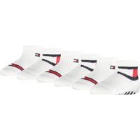 Tommy Hilfiger Kurzsocken "TH KIDS ICONIC SPORTS QUARTER 6P ECOM" 6 Paar, Gepolsterte Sohle für Stoßdämpfung und zusätzlichen Komfort von Tommy Hilfiger
