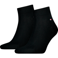 Tommy Hilfiger Kurzsocken "TH MEN QUARTER 2P" 2 Paar, weicher, elastischer Rippenbund, klassisches Tommy Hilfiger Logo von Tommy Hilfiger