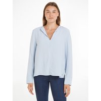 Tommy Hilfiger Langarmbluse "VISCOSE CREPE V-NECK BLOUSE" von Tommy Hilfiger