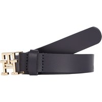 Tommy Hilfiger Ledergürtel "TH LOGO 2.5" mit Monogramm- Schnalle von Tommy Hilfiger
