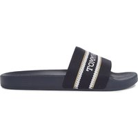 Tommy Hilfiger Pantolette "HILFIGER POOLSLIDE WITH WEBBING" von Tommy Hilfiger