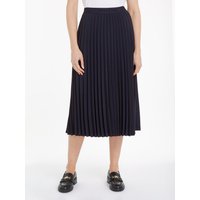 Tommy Hilfiger Plisseerock "FLUID TWILL PLEATED MIDI SKIRT" von Tommy Hilfiger