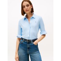 Tommy Hilfiger Poloshirt "1985 SLIM PIQUE BTN DOWN LS mit Polokragen und Label" Baumwollmischung, slim fit Tommy Hilfiger Poloshirt "1985 SLIM PIQUE BTN DOWN LS mit Polokragen und Label" Baumwollmischung, slim fit von Tommy Hilfiger