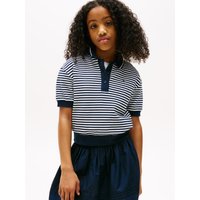 Tommy Hilfiger Poloshirt "OTTOMAN STRIPE POLO SS" für Kinder bis 16 Jahre, mit breitem Saumbund von Tommy Hilfiger