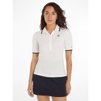 Tommy Hilfiger Poloshirt "SLIM SMD TIPPING LYOCELL POLO SS", mit kontrastfarbenen Einsätzen von Tommy Hilfiger