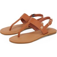 Tommy Hilfiger Riemchensandale "LEATHER THONG SANDAL", Sandalette, Sommerschuh, Flats mit Zehensteg Tommy Hilfiger Riemchensandale "LEATHER THONG SANDAL", Sandalette, Sommerschuh, Flats mit Zehensteg von Tommy Hilfiger
