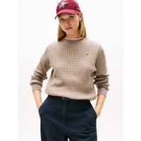 Tommy Hilfiger Rundhalspullover "CO CABLE C-NK LS SWEATER" Baumwolle, mit Zopfmuster Tommy Hilfiger Rundhalspullover "CO CABLE C-NK LS SWEATER" Baumwolle, mit Zopfmuster von Tommy Hilfiger