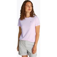 Tommy Hilfiger Rundhalsshirt "SLUB REG C-NK SS" mit Flammgarn-Struktur, mit Logostickerei Tommy Hilfiger Rundhalsshirt "SLUB REG C-NK SS" mit Flammgarn-Struktur, mit Logostickerei von Tommy Hilfiger