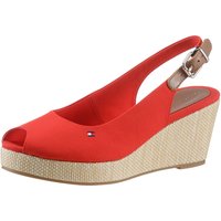 Tommy Hilfiger Sandalette "ICONIC ELBA SLING BACK WEDGE" von Tommy Hilfiger