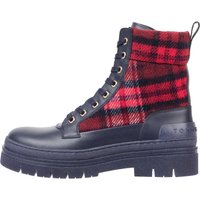 Tommy Hilfiger Schnürstiefelette "FEMININE TARTAN LACE UP BOOTIE" von Tommy Hilfiger