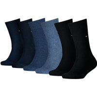 Tommy Hilfiger Socken "TH CHILDREN SOCK TH BASIC 6P ECOM" 6 Paar, Mit kleinem Rippenbündchen und Logo von Tommy Hilfiger