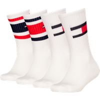 Tommy Hilfiger Socken "TH KIDS SOCK 4P FLAG & SPORT STRIPE ECOM" 4 Paar, mit verstärkten Fersenbereichen von Tommy Hilfiger