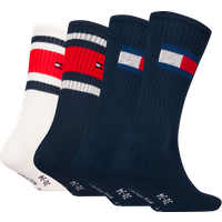 Tommy Hilfiger Socken "TH KIDS SOCK 4P FLAG & SPORT STRIPE ECOM" 4 Paar, mit verstärkten Fersenbereichen von Tommy Hilfiger