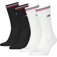 Tommy Hilfiger Socken "TH UNI TJ SOCK 4P ICONIC" 4 Paar, Logo am Bündchen von Tommy Hilfiger