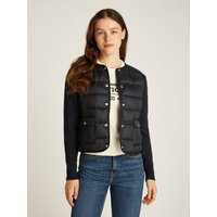 Tommy Hilfiger Steppjacke "UL DOWN KNIT MIX JKT", mit Strickeinsätzen, Patch von Tommy Hilfiger