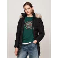 Tommy Hilfiger Steppmantel "HERITAGE DOWN TYRA COAT WITH FUR" mit Fellimitat von Tommy Hilfiger
