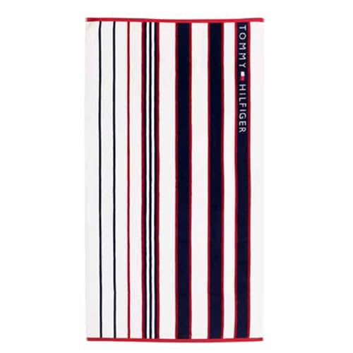 Tommy Hilfiger Strandtücher Dessie Navy 100x180 cm Tommy Hilfiger Strandtücher Dessie Navy 100x180 cm von Tommy Hilfiger