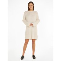 Tommy Hilfiger Strickkleid "SOFT WOOL AO CABLE C-NK DRESS" von Tommy Hilfiger