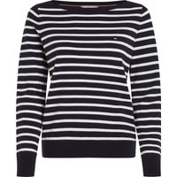 Tommy Hilfiger Strickpullover "CO JERSEY STITCH BOAT-NK SWEATER" von Tommy Hilfiger