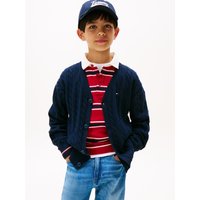 Tommy Hilfiger Strickpullover "COTTON CABLE GLOBAL STRIPE CARDI" Kinder bis 16 Jahre Tommy Hilfiger Strickpullover "COTTON CABLE GLOBAL STRIPE CARDI" Kinder bis 16 Jahre von Tommy Hilfiger