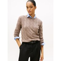 Tommy Hilfiger Strickpullover "SOFT WOOL CABLE C-NK" mit Zopfmuster, aus reiner Wolle Tommy Hilfiger Strickpullover "SOFT WOOL CABLE C-NK" mit Zopfmuster, aus reiner Wolle von Tommy Hilfiger