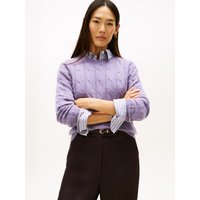 Tommy Hilfiger Strickpullover "SOFT WOOL CABLE C-NK" mit Zopfmuster, aus reiner Wolle Tommy Hilfiger Strickpullover "SOFT WOOL CABLE C-NK" mit Zopfmuster, aus reiner Wolle von Tommy Hilfiger