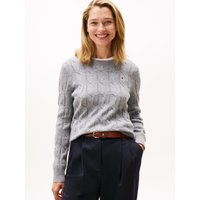 Tommy Hilfiger Strickpullover "SOFT WOOL CABLE C-NK" mit Zopfmuster, aus reiner Wolle Tommy Hilfiger Strickpullover "SOFT WOOL CABLE C-NK" mit Zopfmuster, aus reiner Wolle von Tommy Hilfiger