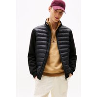 Tommy Hilfiger Steppjacke "MIX MEDIA mit Stehkragen" unifarben, casual, regular fit, Baumwollmix von Tommy Hilfiger