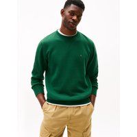 Tommy Hilfiger Sweatshirt "ESS SEASONAL FLEECE CREWNECK mit Rundhals und Stickerei" unifarben, casual, regular fit, Baumwollmix, Rundhals Tommy Hilfiger Sweatshirt "ESS SEASONAL FLEECE CREWNECK mit Rundhals und Stickerei" unifarben, casual, regular fit, Baumwollmix, Rundhals von Tommy Hilfiger