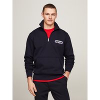 Tommy Hilfiger Sweatshirt "HILFIGER TRACK GRAPHIC HALF ZIP" von Tommy Hilfiger