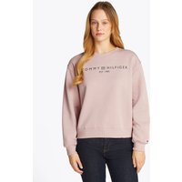 Tommy Hilfiger Sweatshirt "MDRN REG CORP LOGO C-NK SWTSHRT" mit Logoschriftzug von Tommy Hilfiger