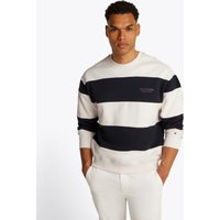 Tommy Hilfiger Sweatshirt "MONOTYPE STRIPE SWEATSHIRT" mit großen Blockstreifen von Tommy Hilfiger