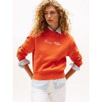 Tommy Hilfiger Sweatshirt "SCRIPT REG PIQUE SWTSHRT" mit Tommy Hilfiger Script Logo-Schriftzug Tommy Hilfiger Sweatshirt "SCRIPT REG PIQUE SWTSHRT" mit Tommy Hilfiger Script Logo-Schriftzug von Tommy Hilfiger