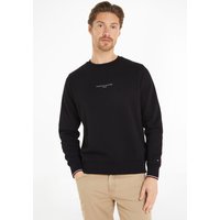 Tommy Hilfiger Sweatshirt "TOMMY LOGO TIPPED CREWNECK" von Tommy Hilfiger