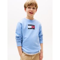 Tommy Hilfiger Sweatshirt "TOMMY SCRIPT FLAG SWEATSHIRT" für Kinder bis 16 Jahre, Flag-Logo-Druck Tommy Hilfiger Sweatshirt "TOMMY SCRIPT FLAG SWEATSHIRT" für Kinder bis 16 Jahre, Flag-Logo-Druck von Tommy Hilfiger