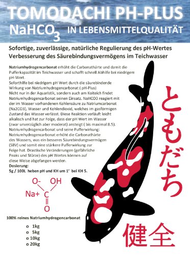 Tomodachi pH-Plus Natron, Natriumbicarbonat, Natriumhydrogencarbonat in Lebensmittelqualität, 5kg Tomodachi pH-Plus Natron, Natriumbicarbonat, Natriumhydrogencarbonat in Lebensmittelqualität, 5kg von Tomodachi